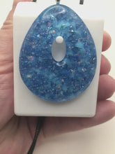Load and play video in Gallery viewer, Throat Chakra Pendant
